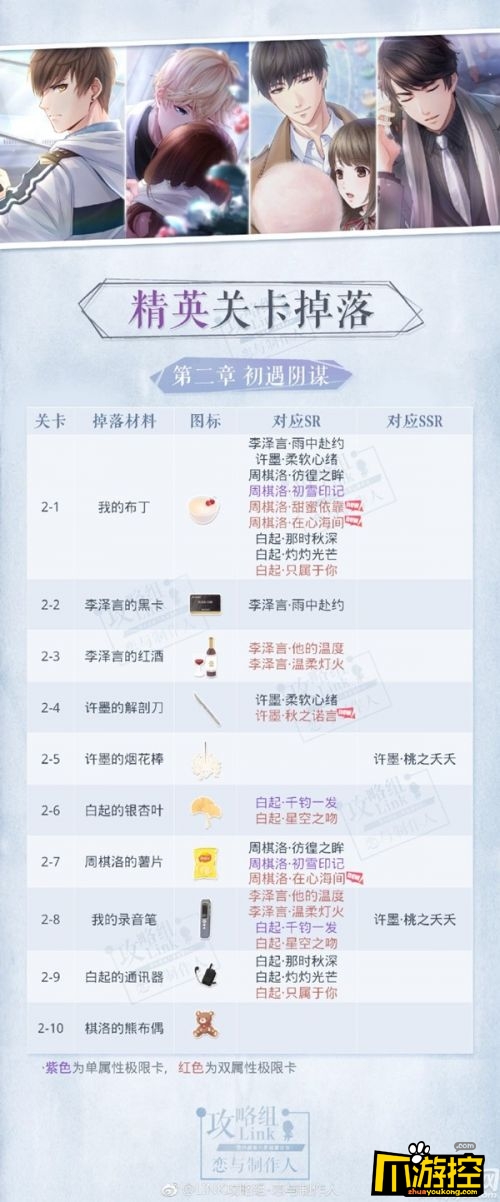恋与制作人5月18日精英双倍活动开启 精英双倍掉落材料一览