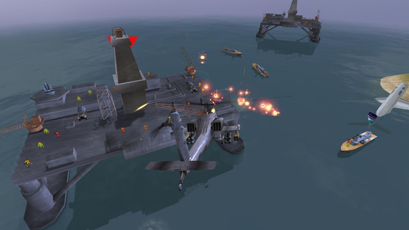 炮艇战：3D直升机游戏截图4