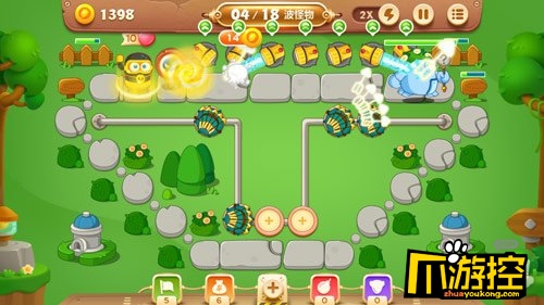 保卫萝卜3公园第20关怎么过保卫萝卜3公园第20关通关攻略