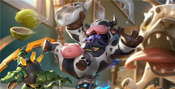 别的皮肤你可以不买,但这款皮肤你值得拥有,因为披上牛奶睡衣的牛魔