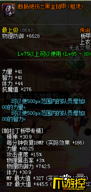 dnf帕拉丁平民混团装备推荐